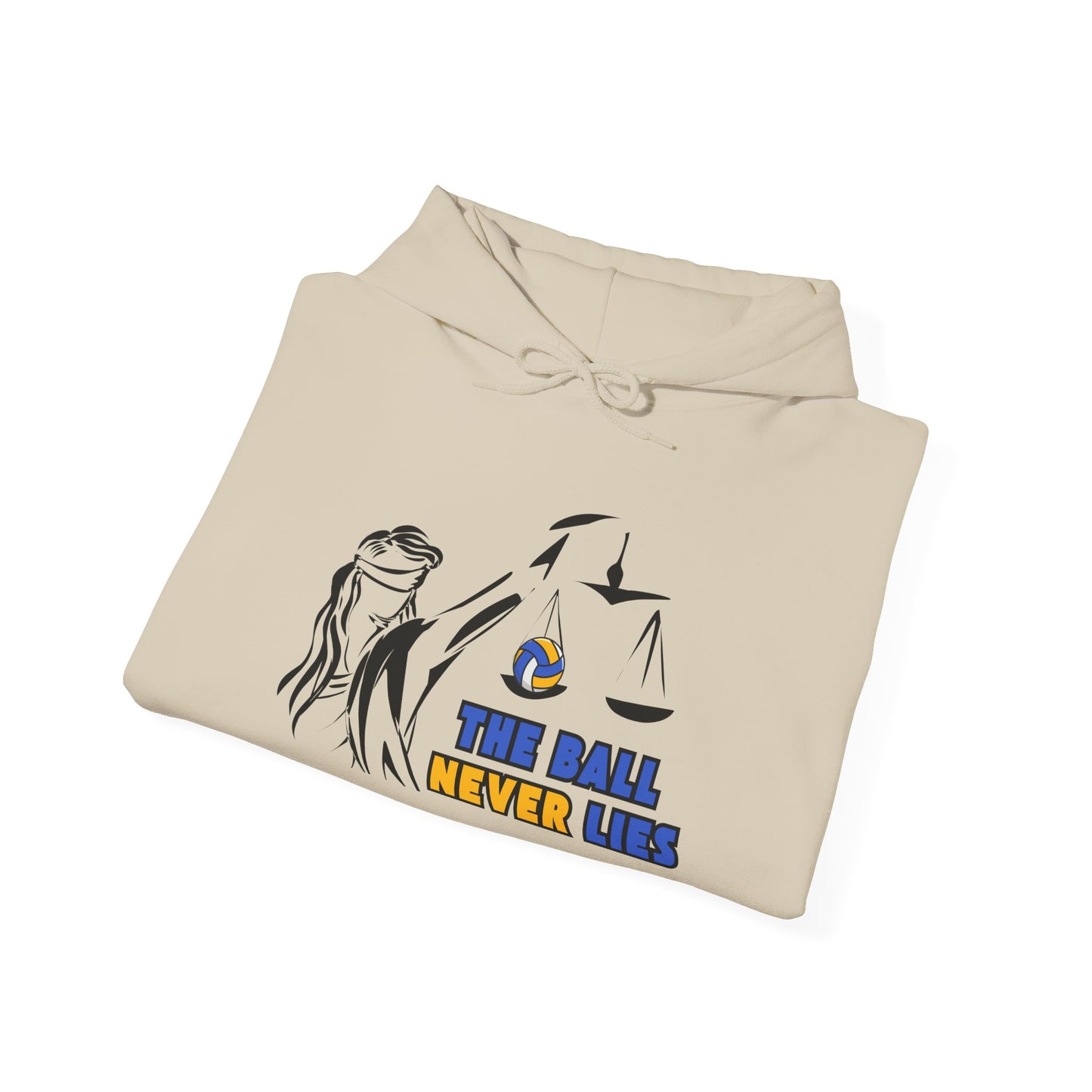 π₯ The Ball Never Lies Justice Volleyball Hoodie π π βοΈ