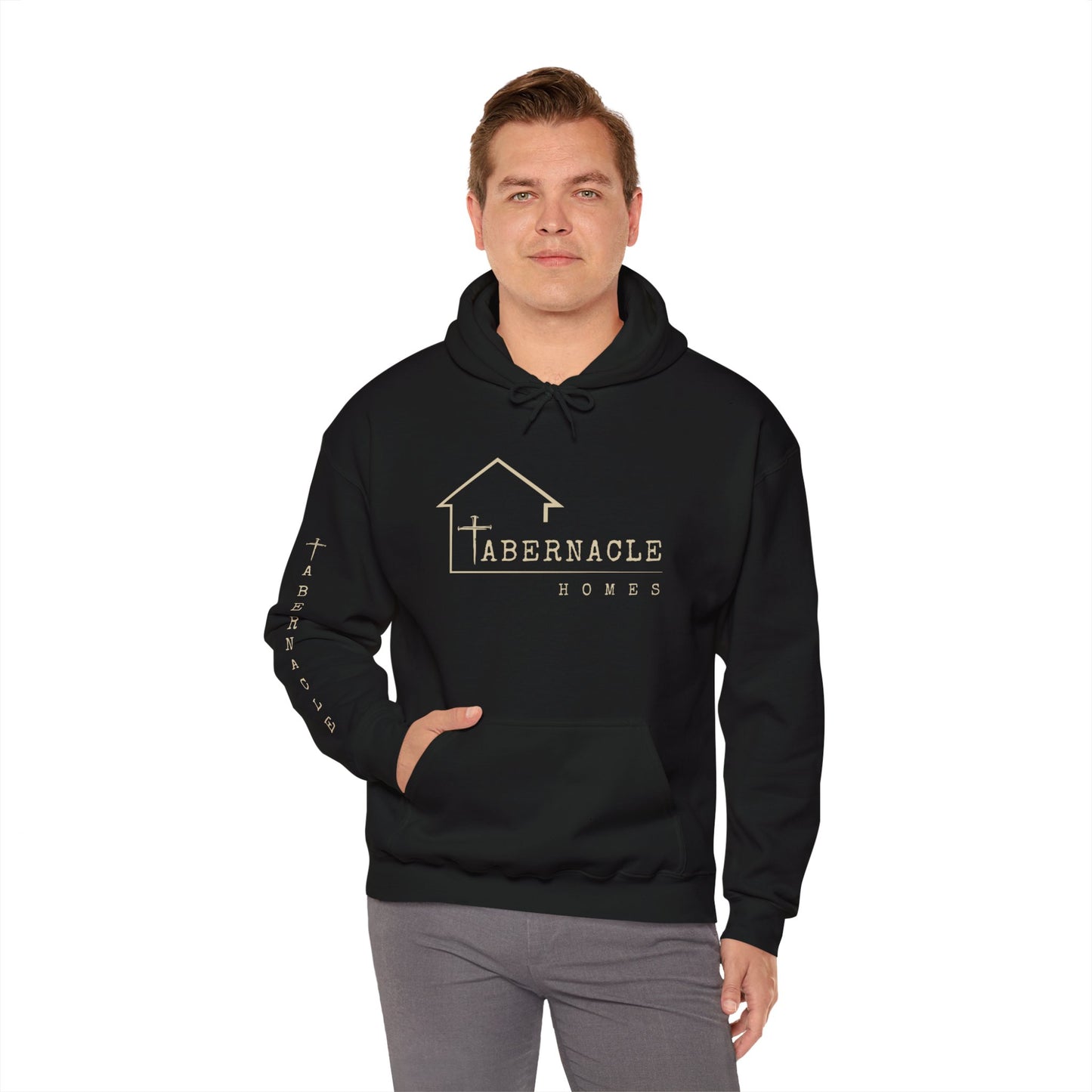 Faith-Inspired Unisex Hooded Sweatshirt Custom Branded For your Company - Tabernacle Homes