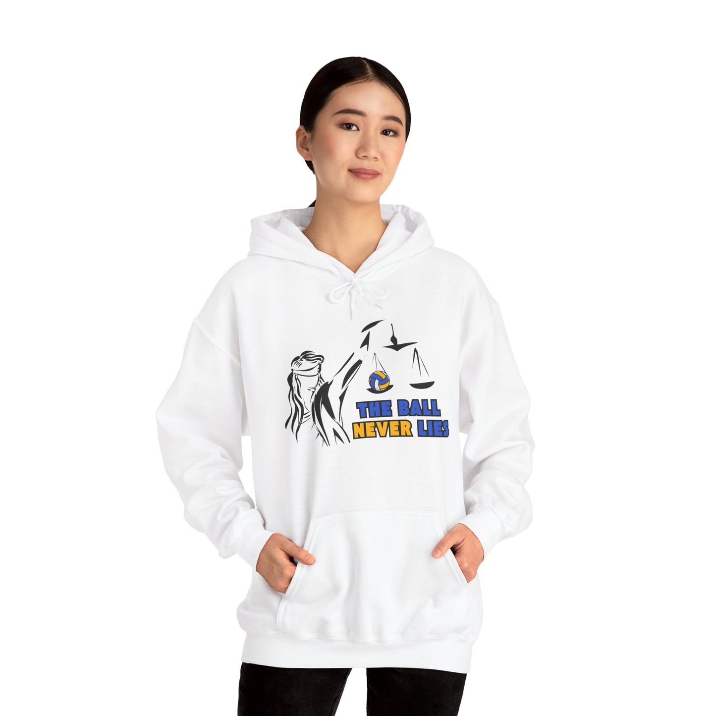 π₯ The Ball Never Lies Justice Volleyball Hoodie π π βοΈ