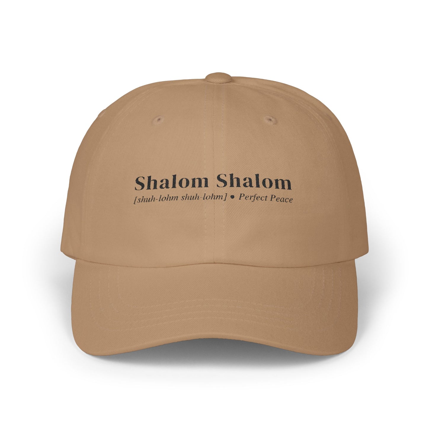 Shalom Shalom Classic Dad Cap - Perfect Peace Hat