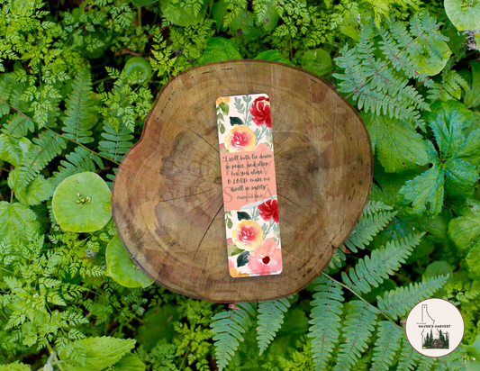 Digital Download: Christian Assorted Flower Bookmarks with Scriptures (Set 1)