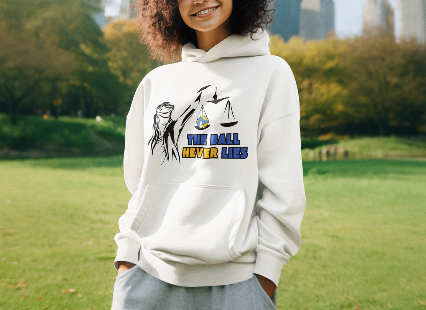 π₯ The Ball Never Lies Justice Volleyball Hoodie π π βοΈ