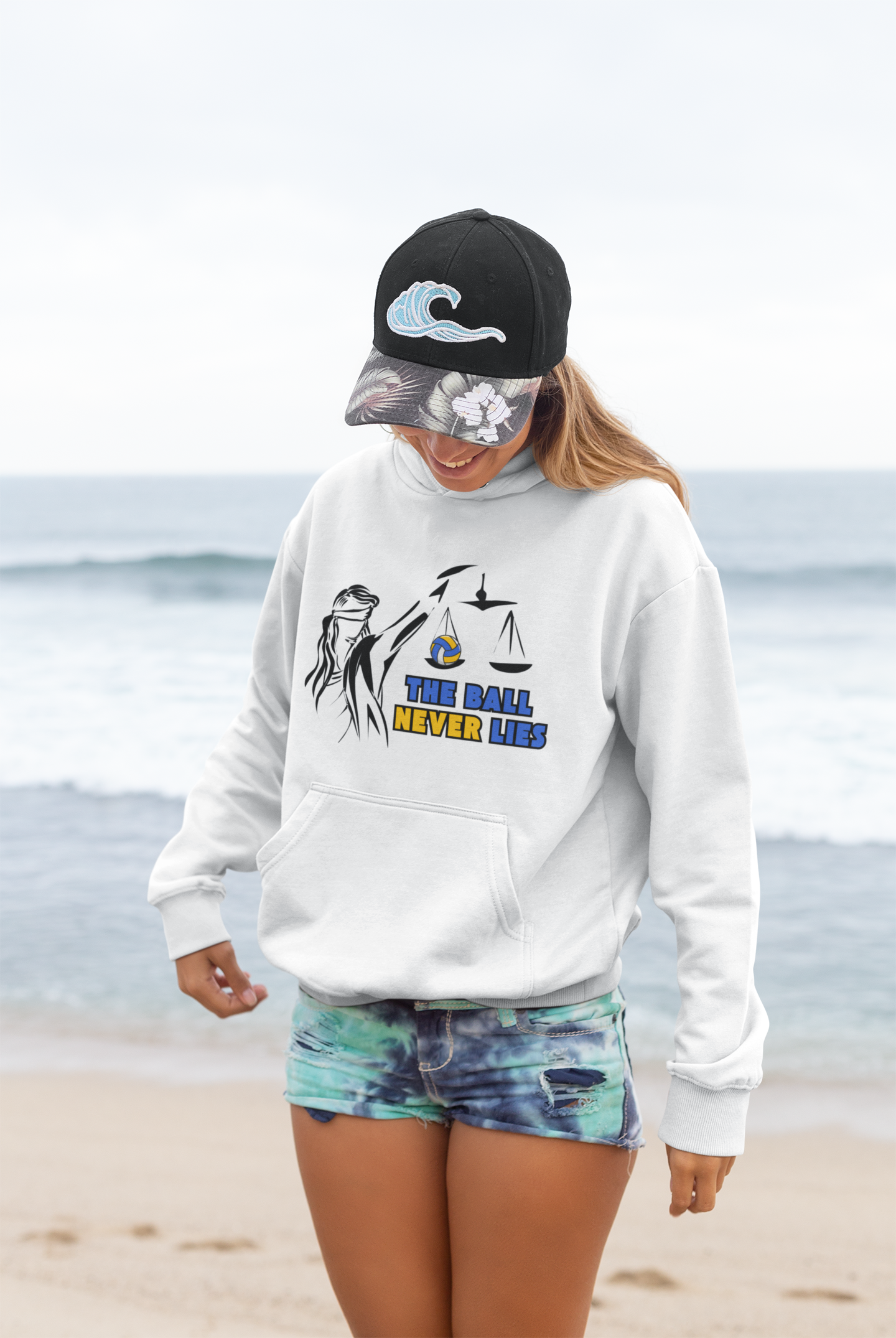 π₯ The Ball Never Lies Justice Volleyball Hoodie π π βοΈ