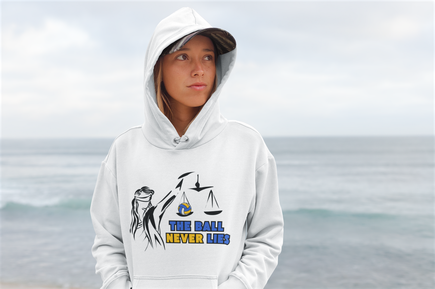 π₯ The Ball Never Lies Justice Volleyball Hoodie π π βοΈ