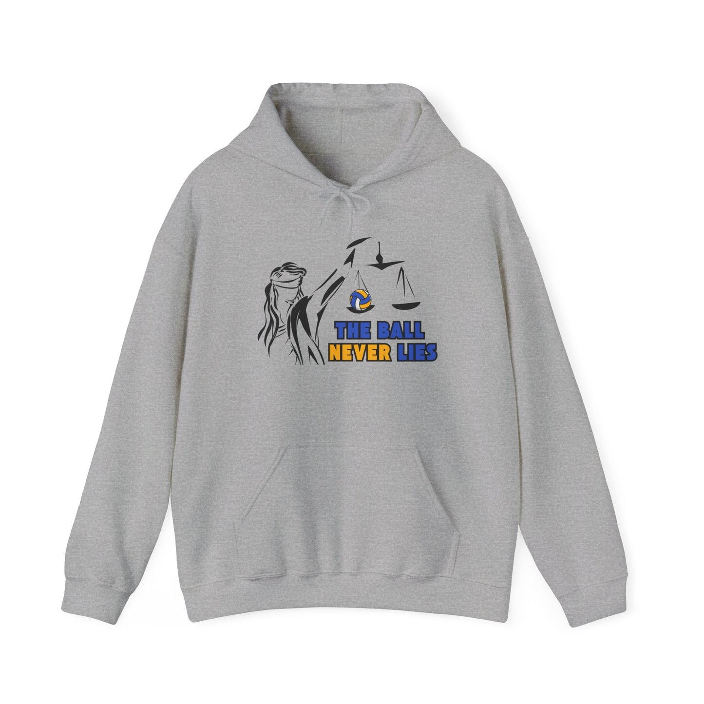 π₯ The Ball Never Lies Justice Volleyball Hoodie π π βοΈ