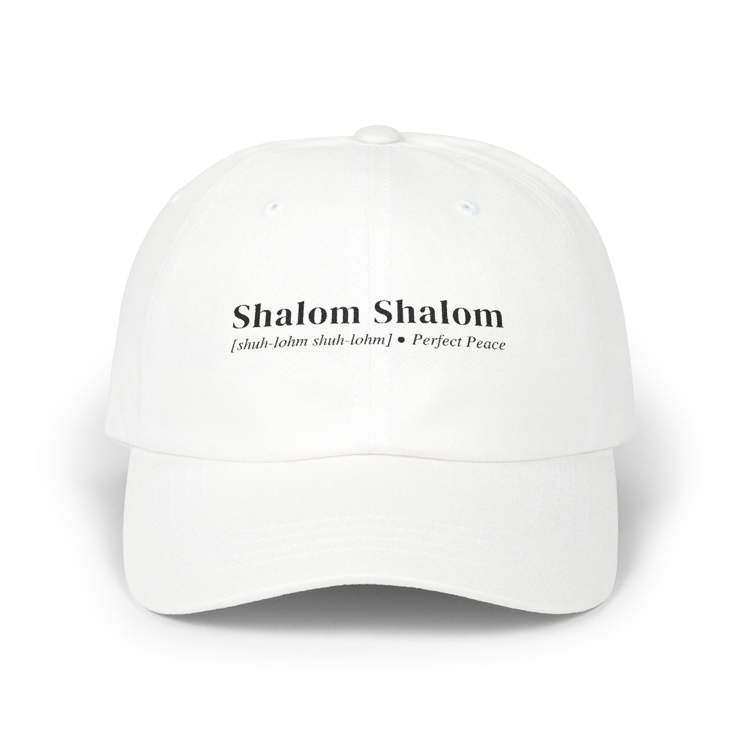 Shalom Shalom Classic Dad Cap - Perfect Peace Hat