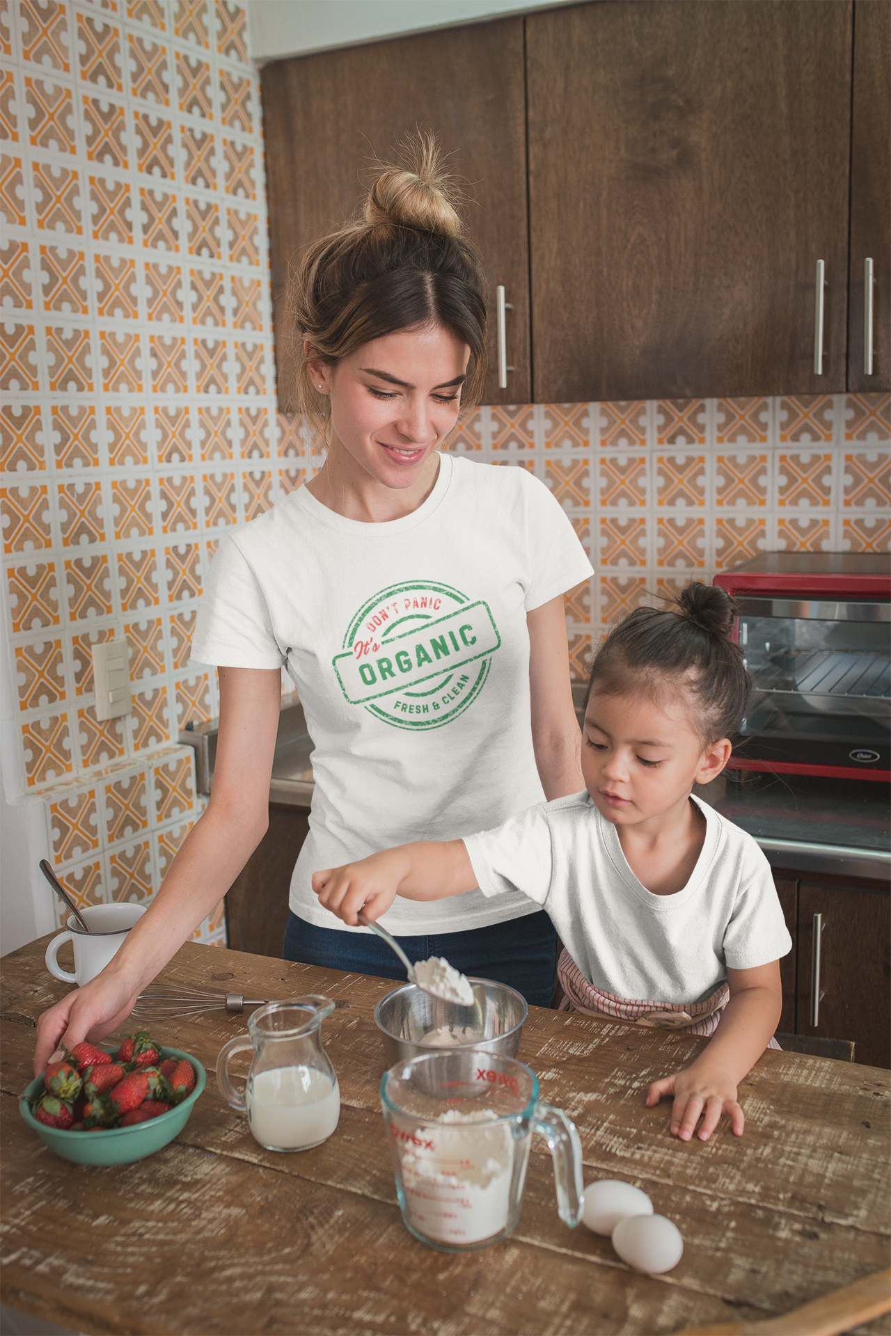 Organic Farm Life Tee — "Don't Panic, It's Organic" Homesteader Shirt