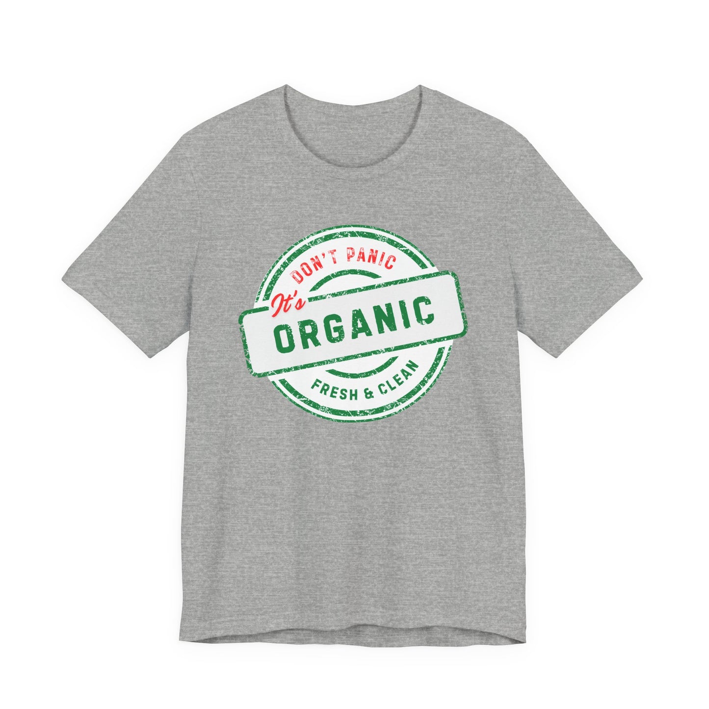 Organic Farm Life Tee — "Don't Panic, It's Organic" Homesteader Shirt